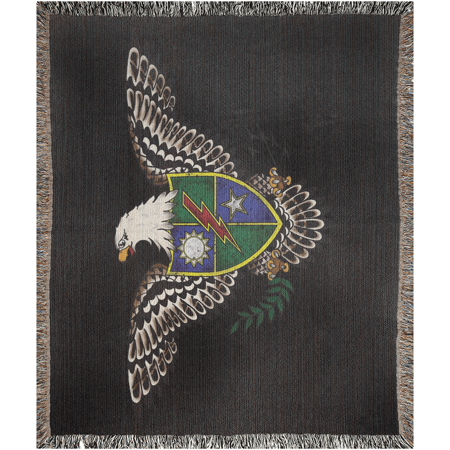 75th Traditional Eagle Woven Blanket