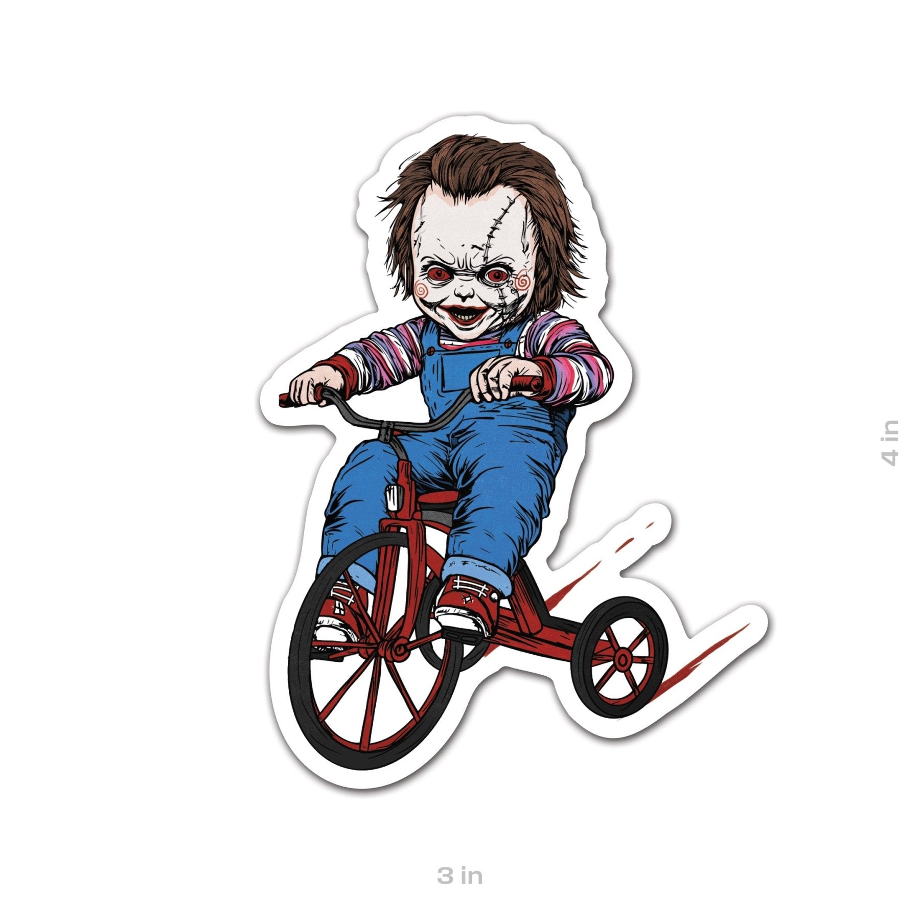 Chucky Tricycle Sticker – American Trigger Pullers