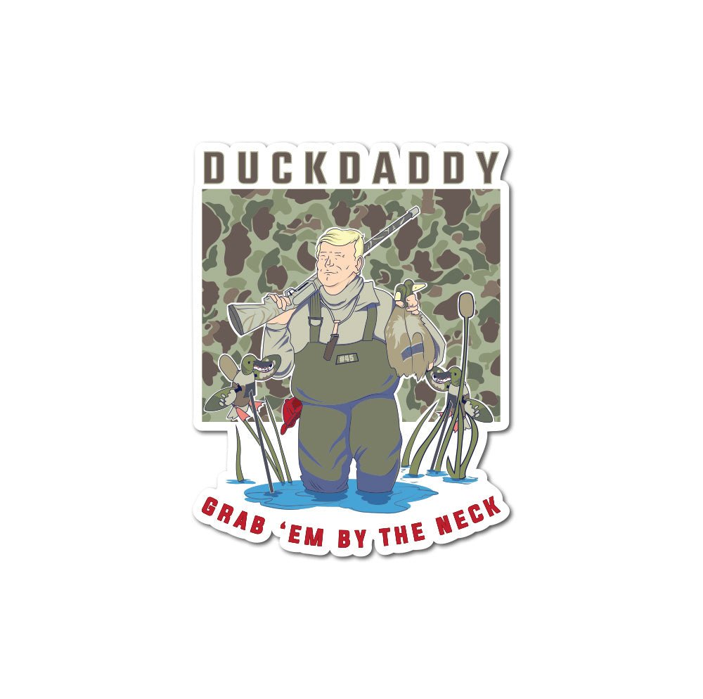 Grab ‘Em By The Neck Sticker – American Trigger Pullers