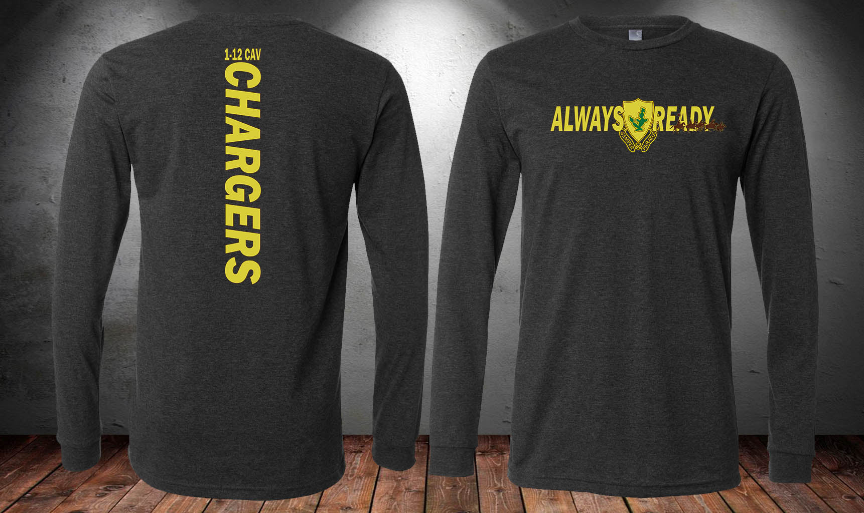 1-12 Cav Chargers Pride Long Sleeve