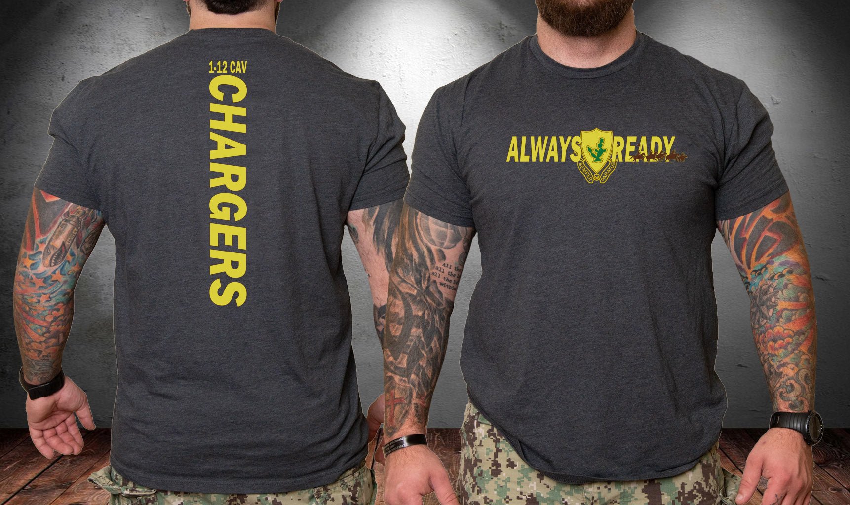 1 - 12 Cav Chargers Pride Shirt - Small - Private Shirt