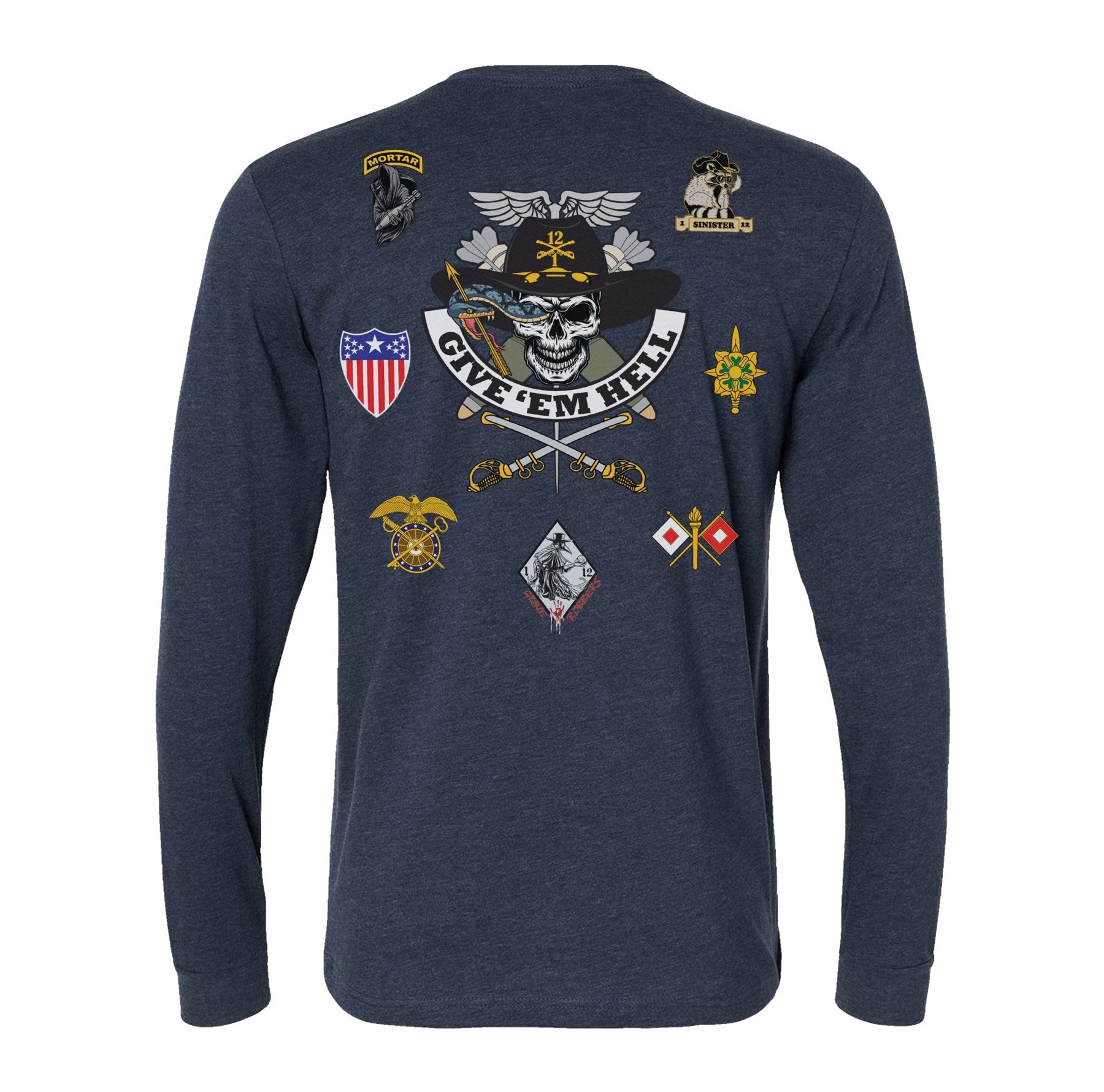 1 - 12 HHC Chargers Long Sleeve Shirt - Small - Private Long Sleeve Shirt