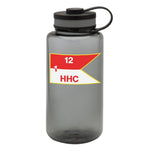1 - 12 HHC Chargers Water Bottle - 38oz - Private Water Bottle
