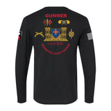 1 - 410th BEB "Gunner" PT Long Sleeve - Small - Private Long Sleeve Shirt