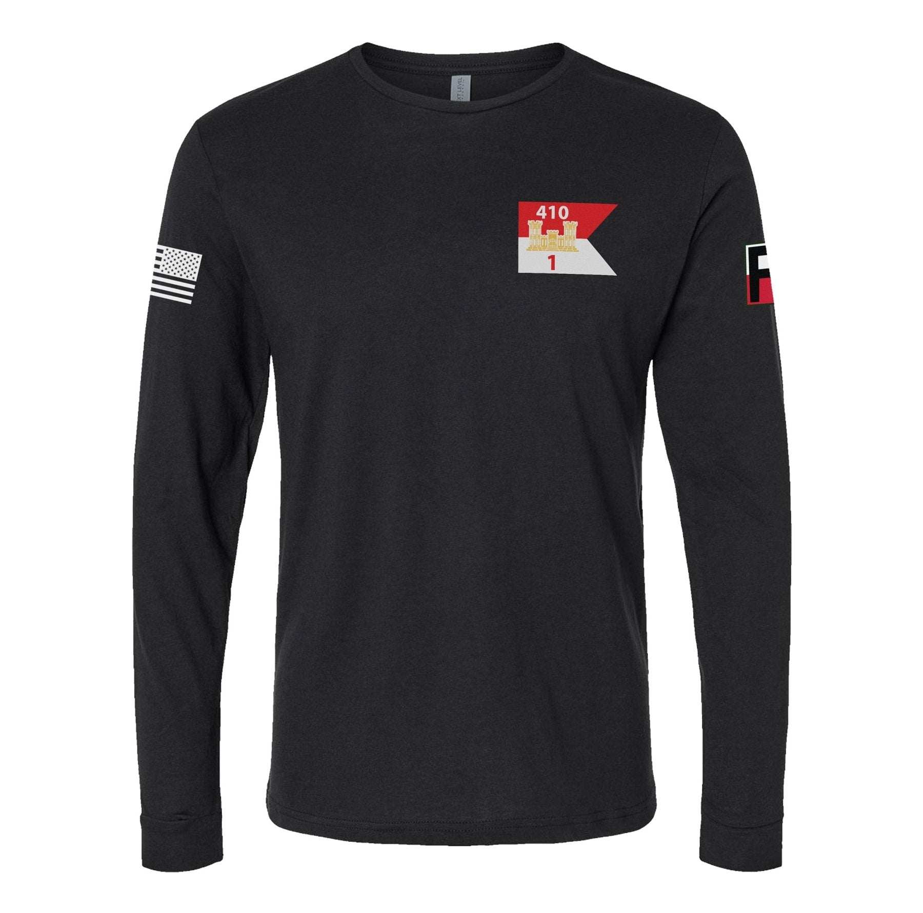 1 - 410th BEB "Gunner" PT Long Sleeve - Small - Private Long Sleeve Shirt