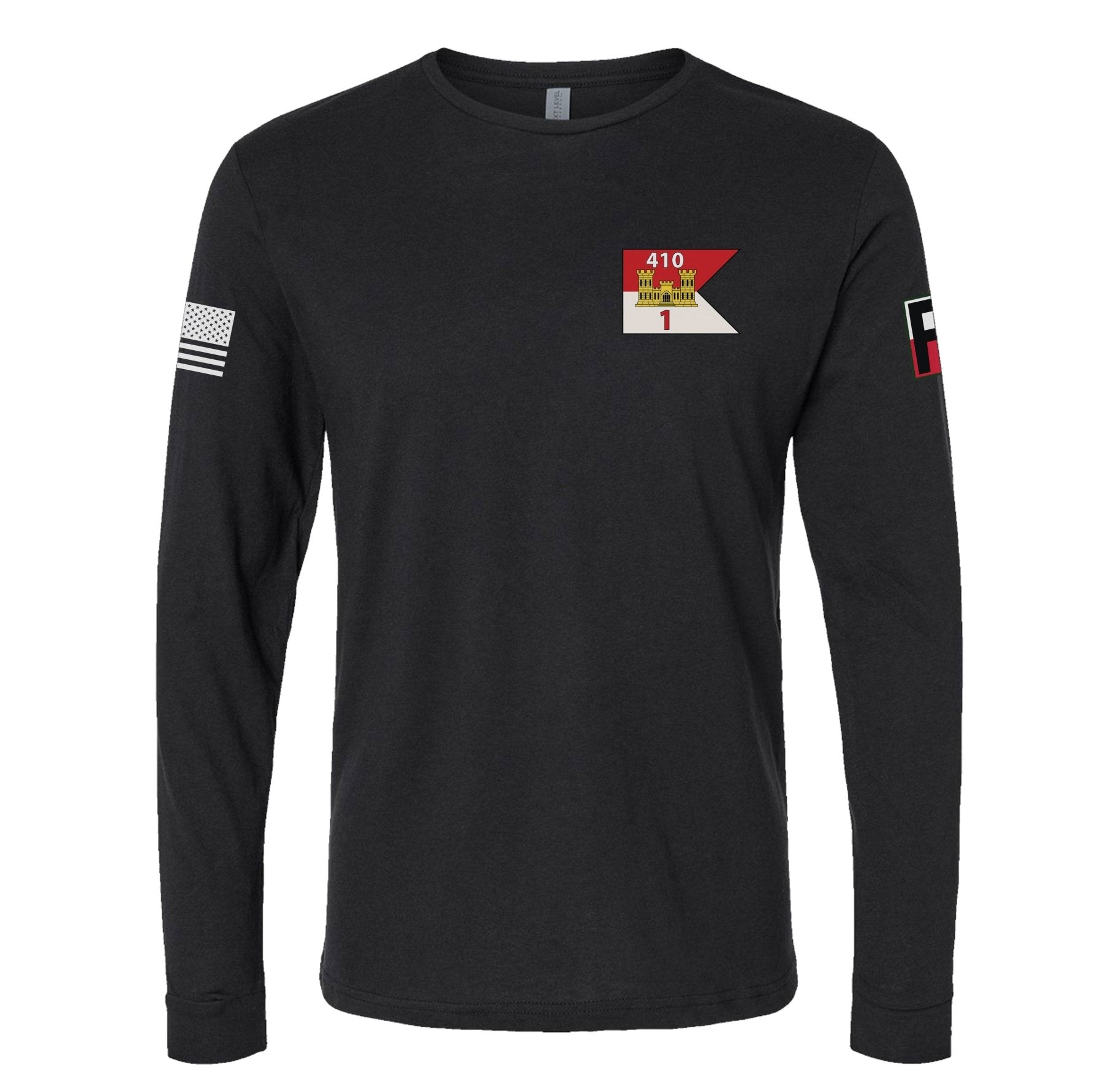 1 - 410th BEB "Gunner" PT Long Sleeve - Small - Private Long Sleeve Shirt