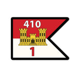 1 - 410th GUIDON Sticker - 3.5" - Private Sticker