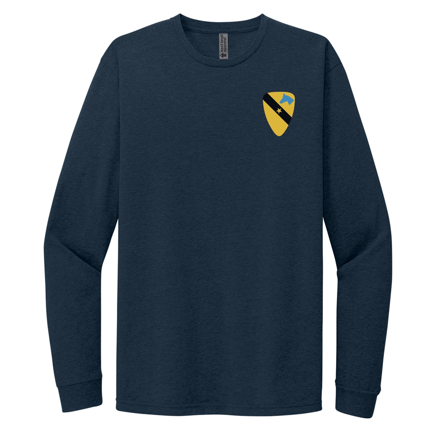 1-5 CAV Black Knights Long Sleeve - Small - Private Long Sleeve Shirt