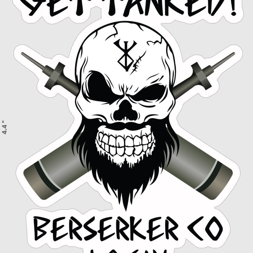 1 - 9 CAV Berserker Sticker - 4.4" x 3.4" - Private Sticker