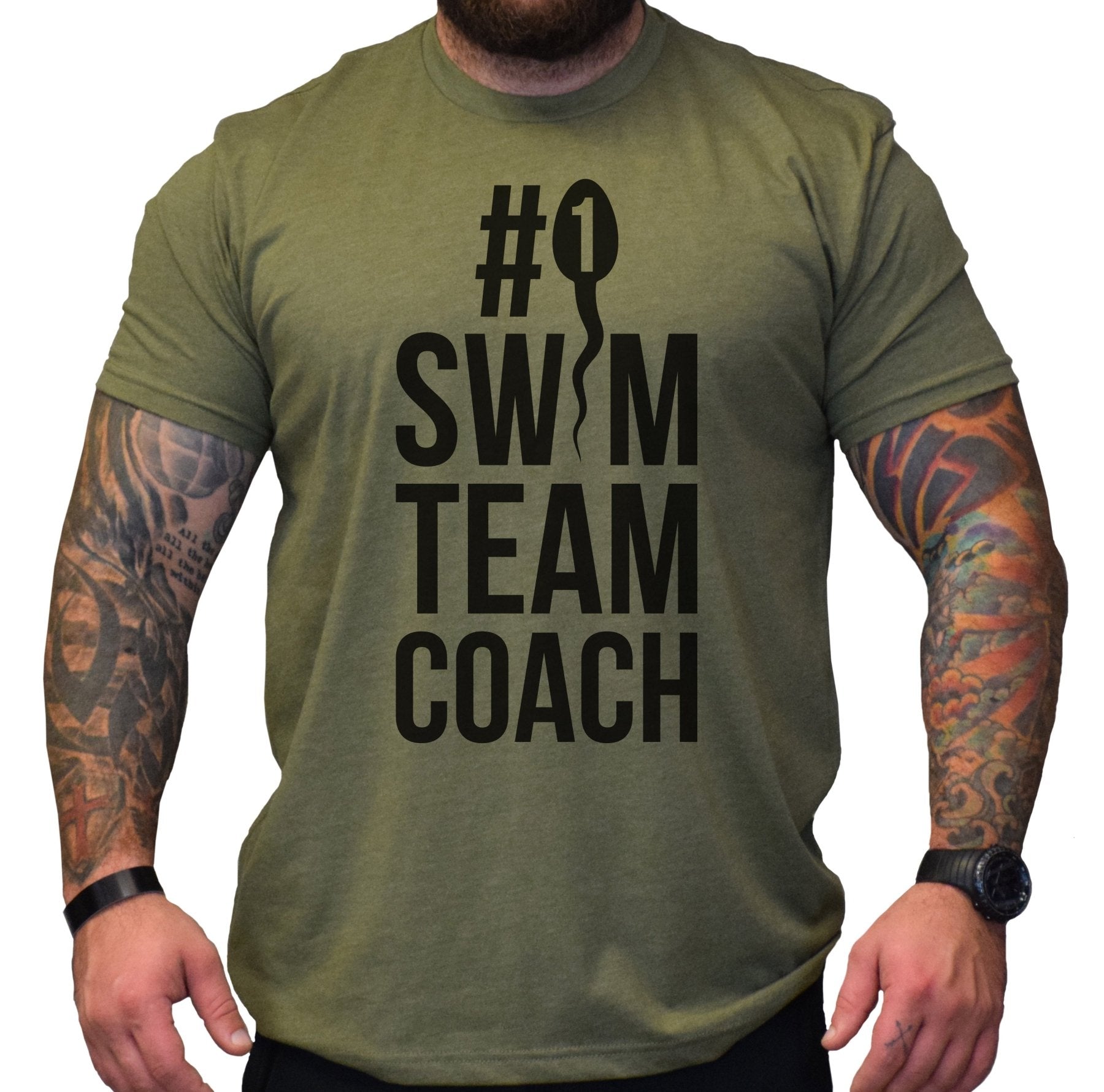 #1 Swim Team Coach - Small - Shirt