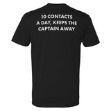 10 Contacts A Day Tee - Small - Shirt