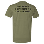 10 Contacts A Day Tee - Small - Shirt