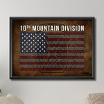 10th Mountain Tribute Canvas - Print