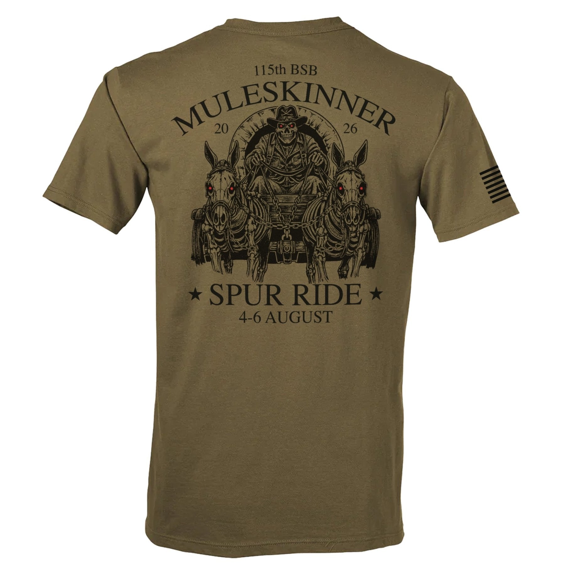 115th Spur Ride Muleskinner Uniform Shirt - Small - Private Shirt