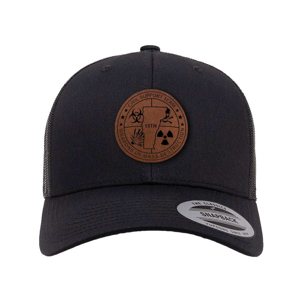 15th CST Leather Patch Snapback - OSFA - Private Hat