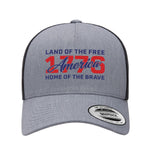 1776 America Five Panel Snap - Back - OSFA - Headwear