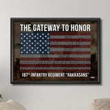 187th Rakkasan Memorial Canvas - 49.95 - Print