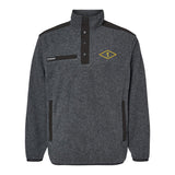 1st Batt Ranger Diamond Embroidered Melange Fleece Pullover