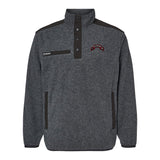 1st Batt Ranger Scroll Embroidered Melange Fleece Pullover