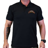 1st Batt 50th Anniversary Scroll Embroidered Polo - Small - Polo