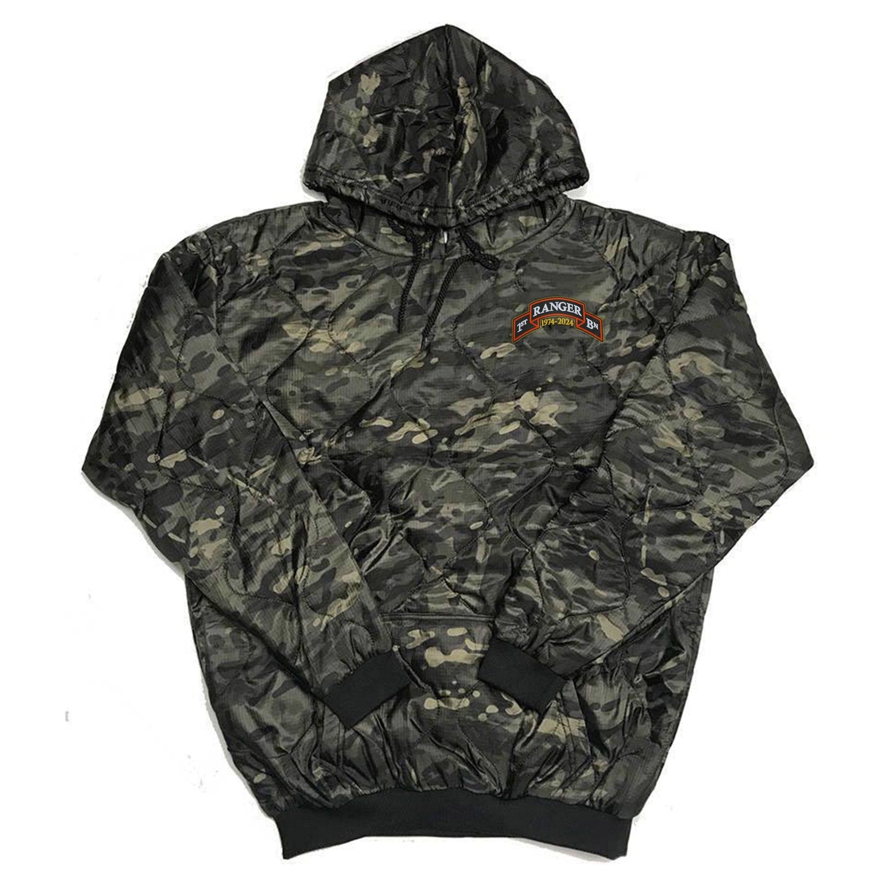 1st Batt 50th Anniversary Scroll Woobie Hoodie - Small - Woobie