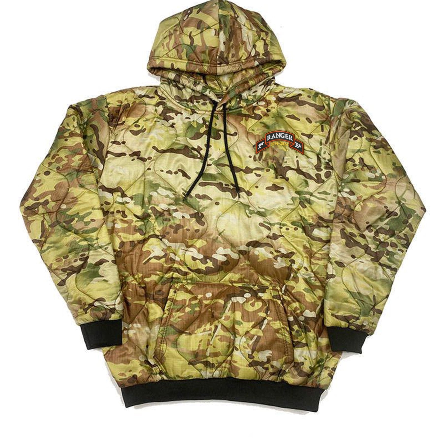 1st Batt 50th Anniversary Scroll Woobie Hoodie - Small - Woobie