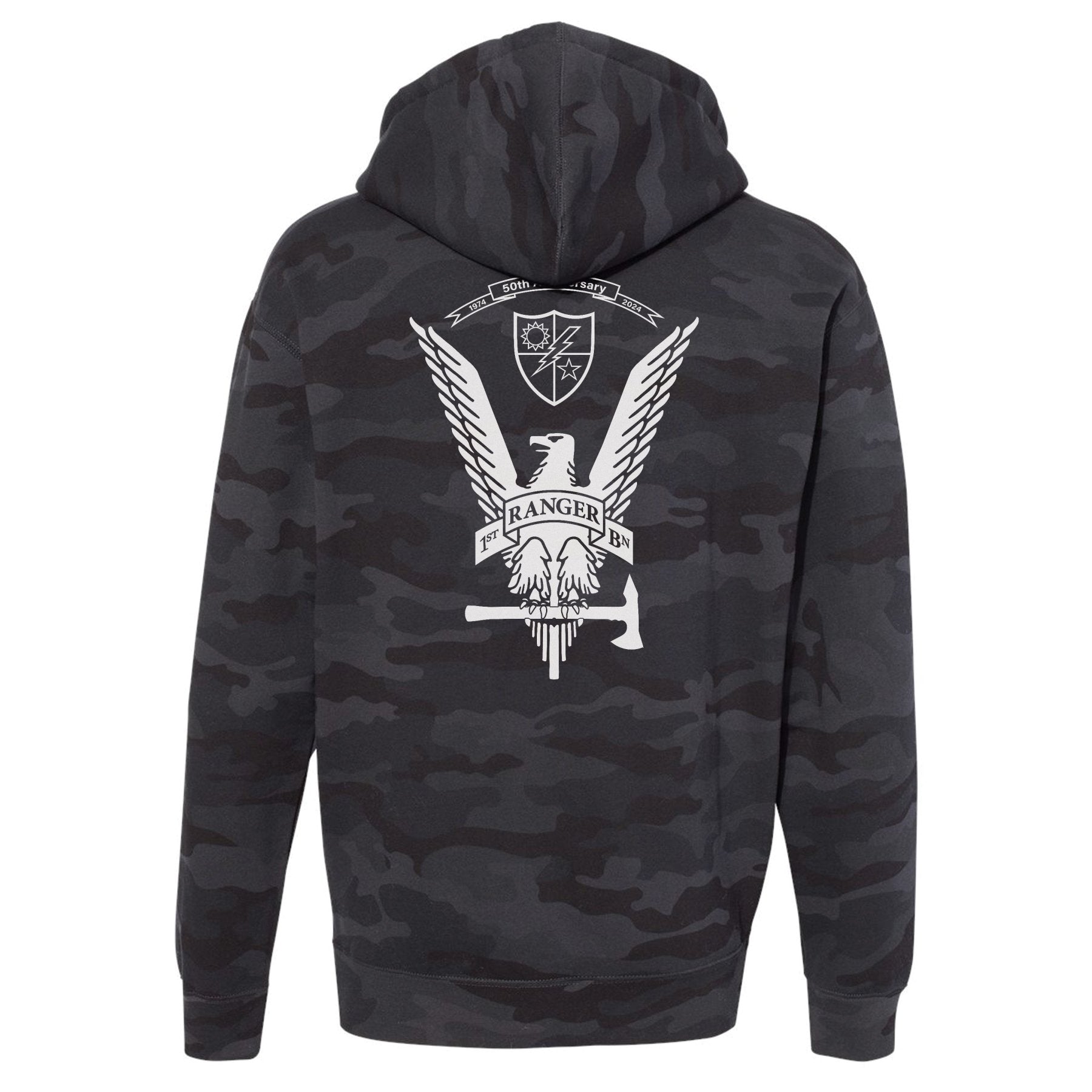 1st Batt 50th Anniversary Tomahawk Eagle Hoodie - Small - Hoodie