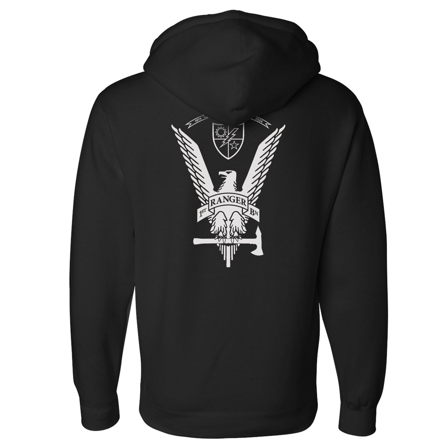 1st Batt 50th Anniversary Tomahawk Eagle Hoodie - Small - Hoodie