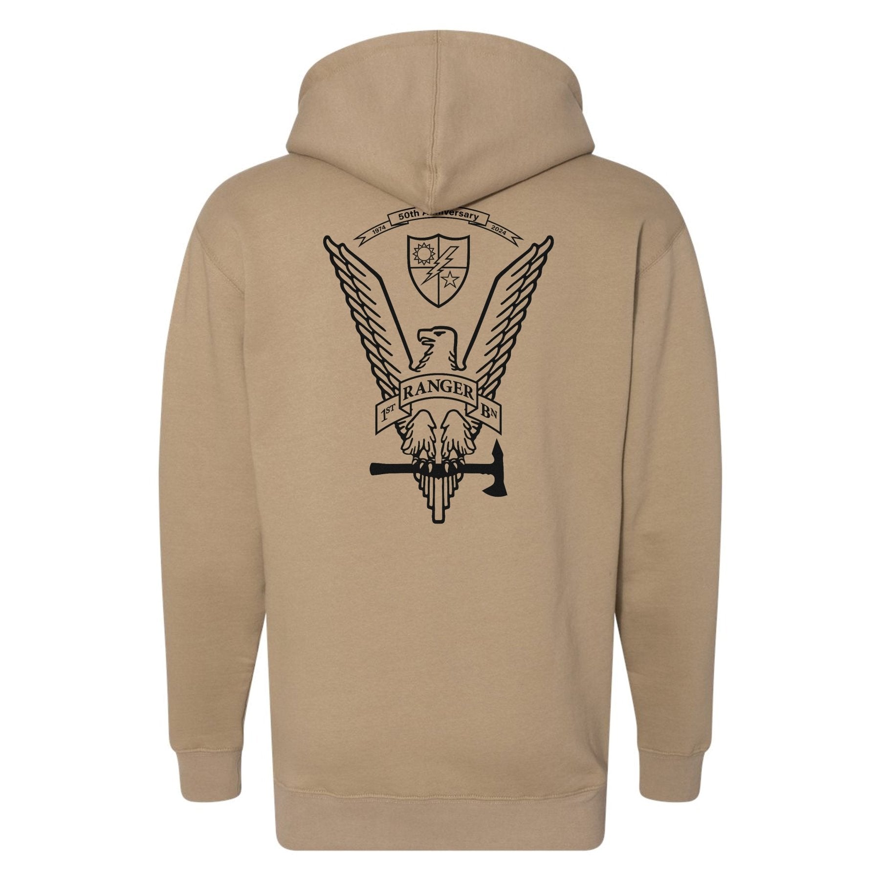 1st Batt 50th Anniversary Tomahawk Eagle Hoodie - Small - Hoodie