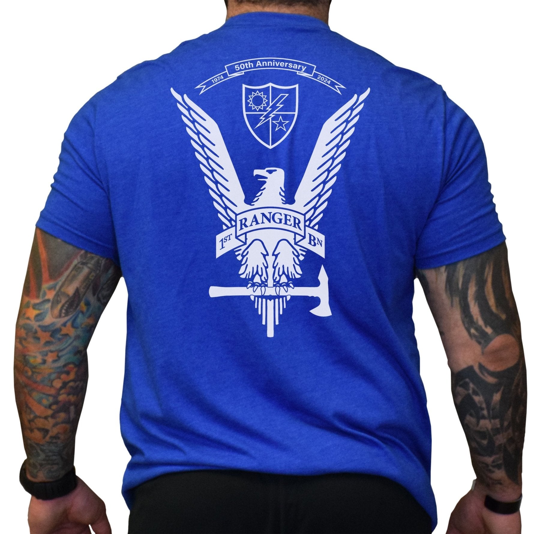 1st Batt 50th Anniversary Tomahawk Eagle Shirt - Small - Shirt