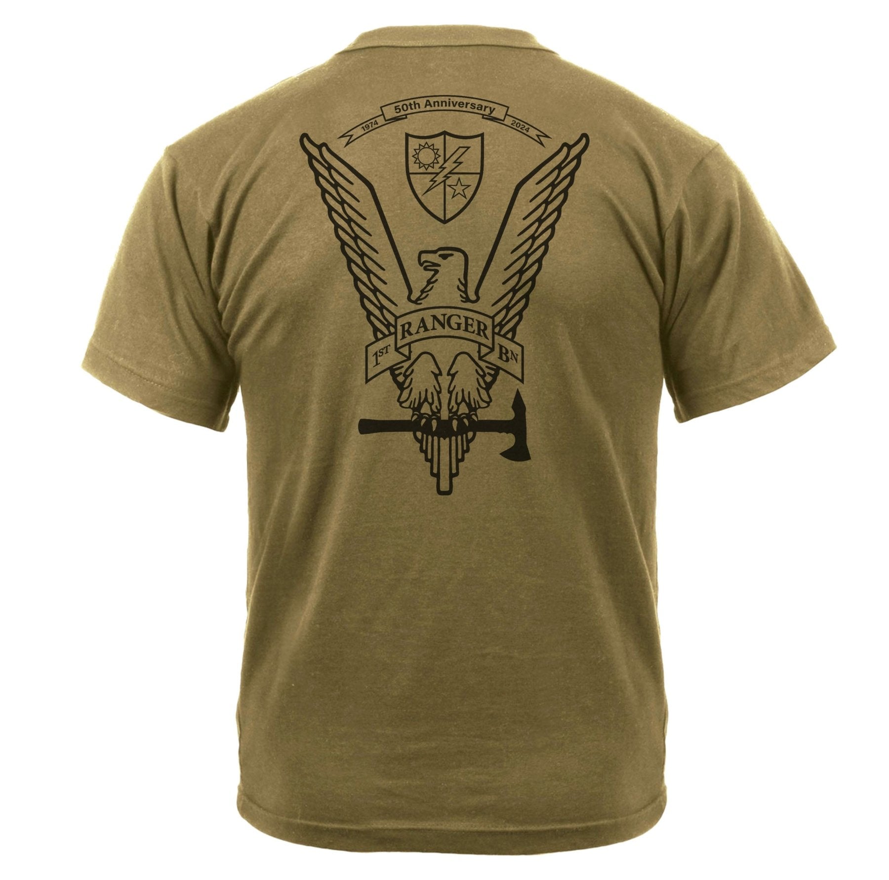 1st Batt 50th Anniversary Tomahawk Eagle Shirt - Small - Shirt