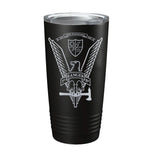 1st Batt 50th Tomahawk Eagle Laser Tumbler - 20 oz - Tumbler