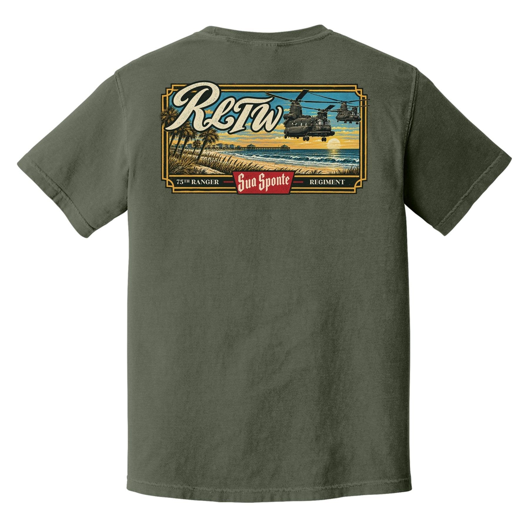1st Batt Beach Heavyweight Tee - Small - Shirt