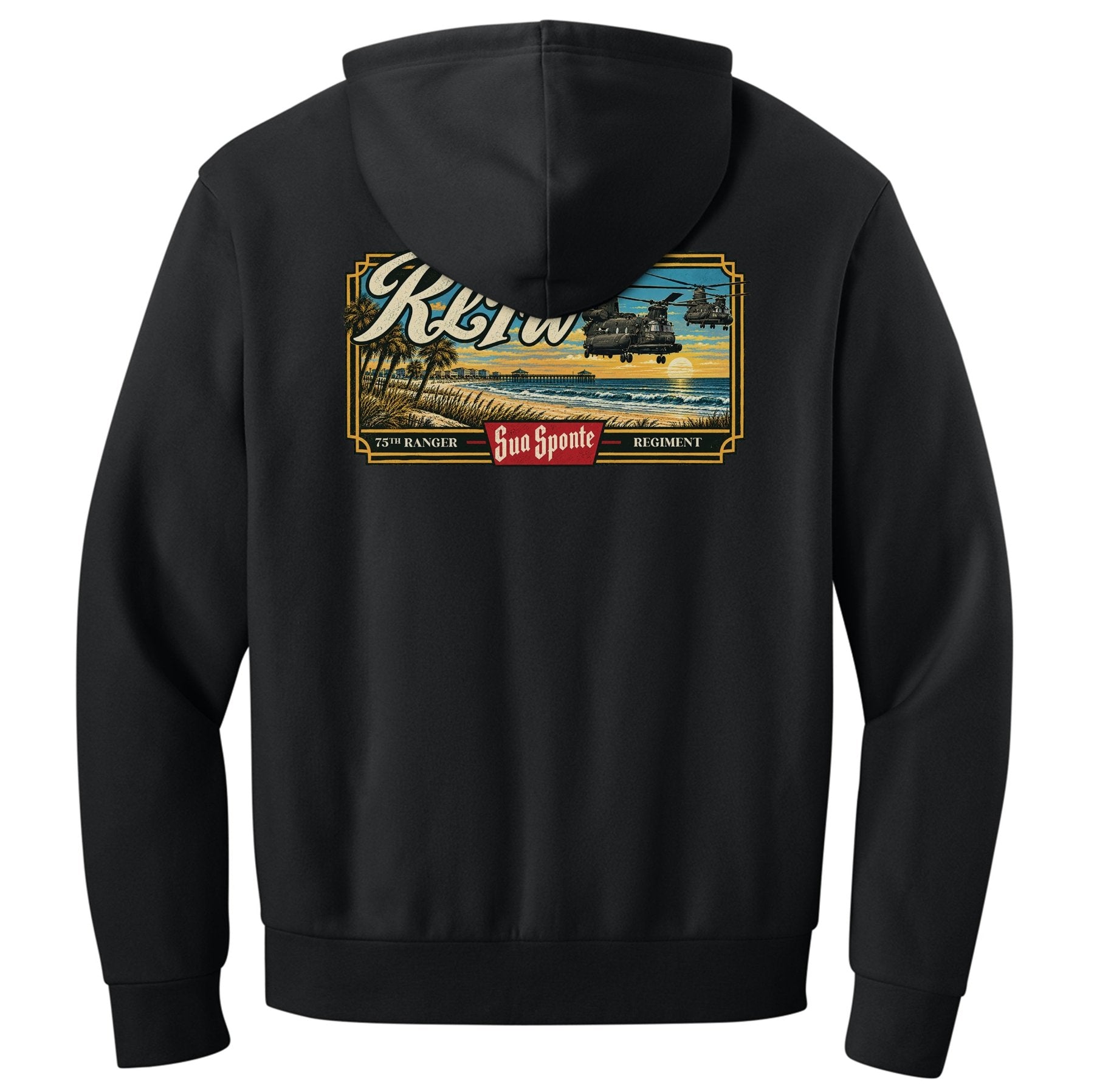 1st Batt Beach Hoodie - Small - Hoodie