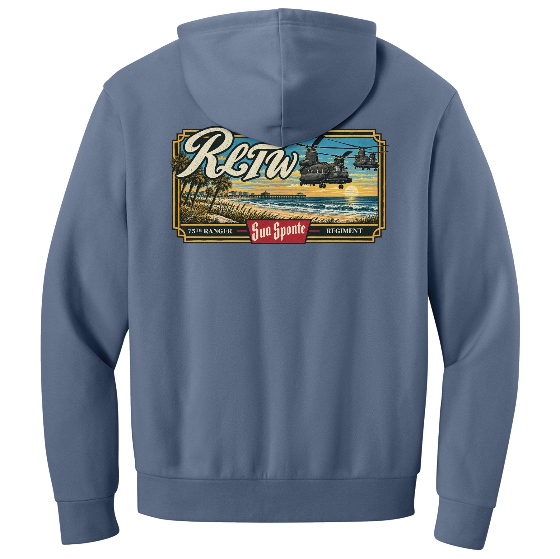 1st Batt Beach Hoodie - Small - Hoodie