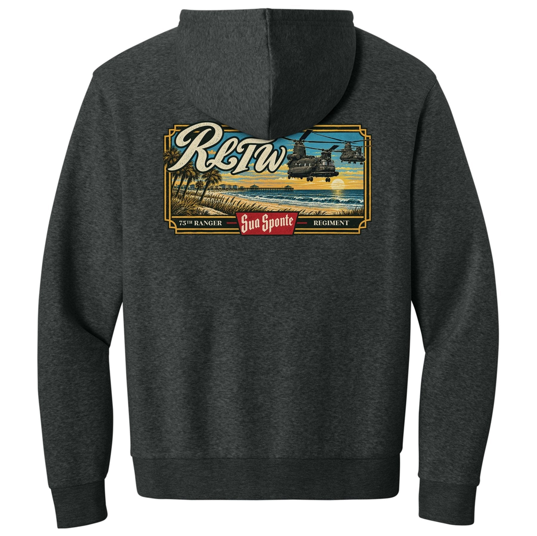 1st Batt Beach Hoodie - Small - Hoodie