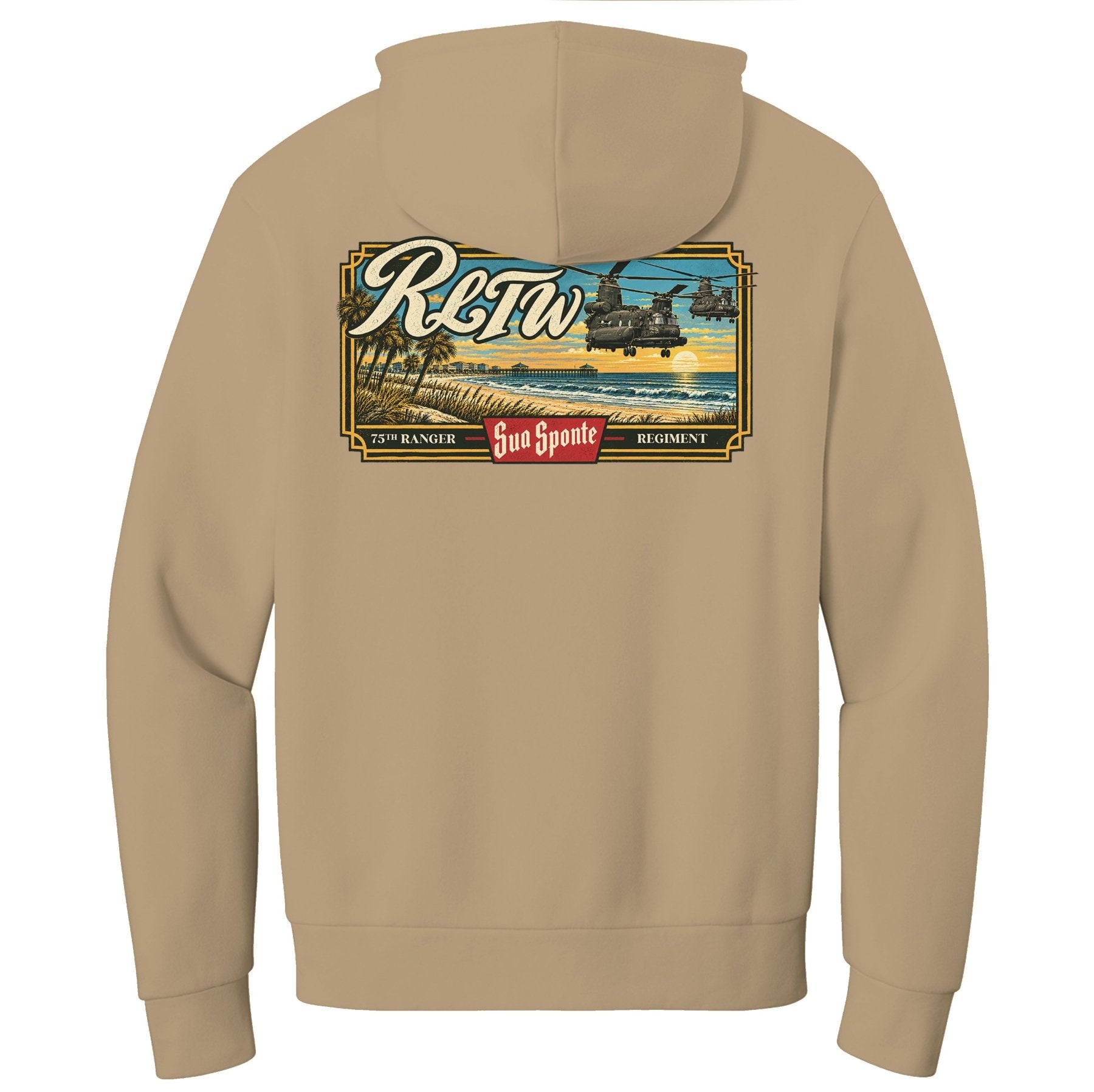1st Batt Beach Hoodie - Small - Hoodie