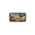 1st Batt Beach Sticker - 4" - Sticker