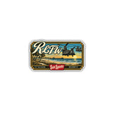 1st Batt Beach Sticker - 4" - Sticker