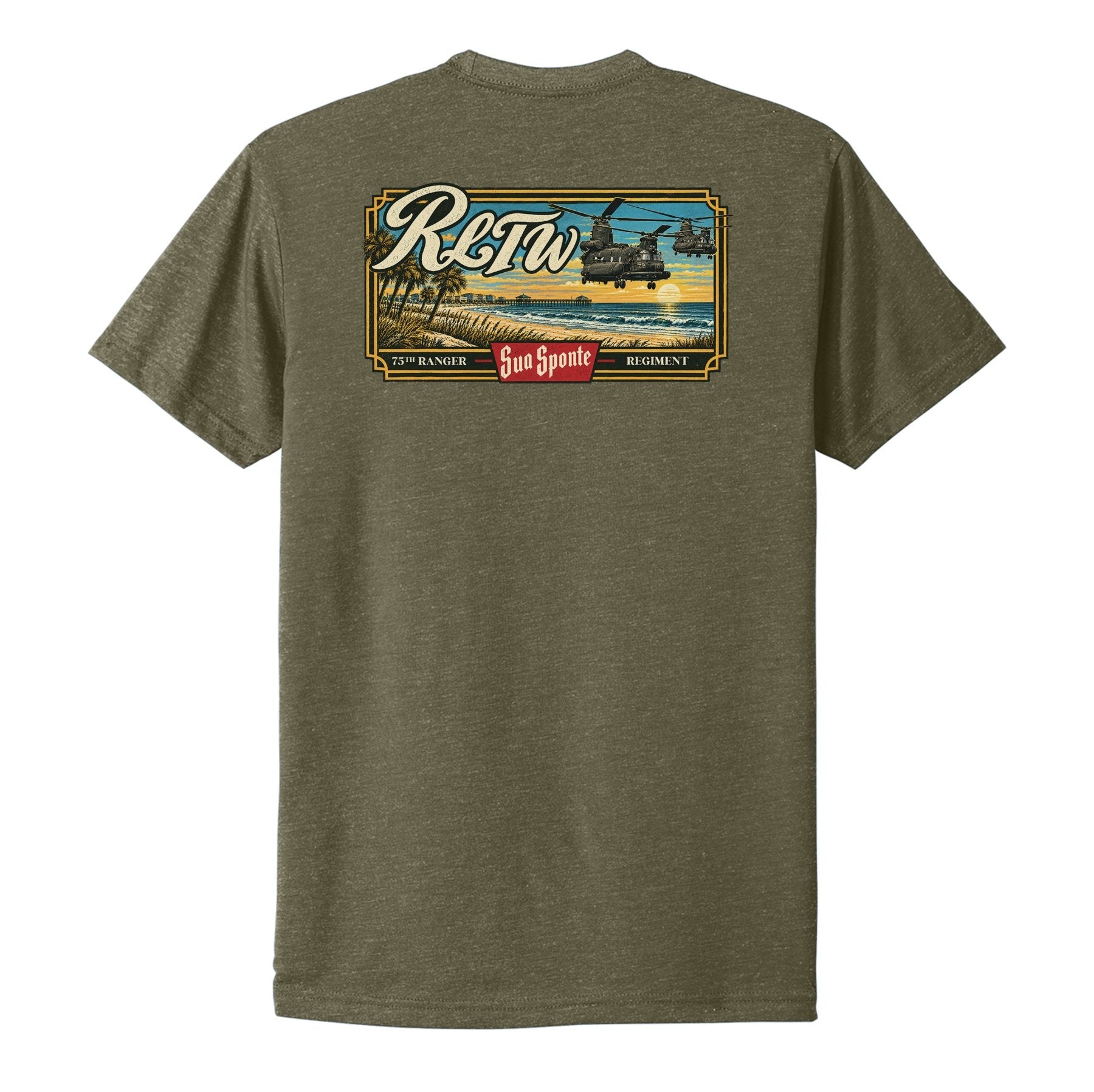 1st Batt Beach Tee - Small - Shirt