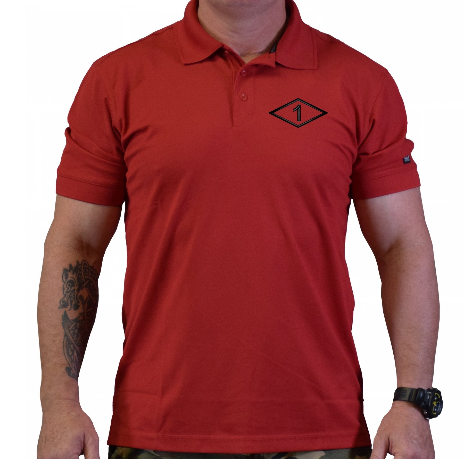 1st Batt Diamond Polo - Small - Polo