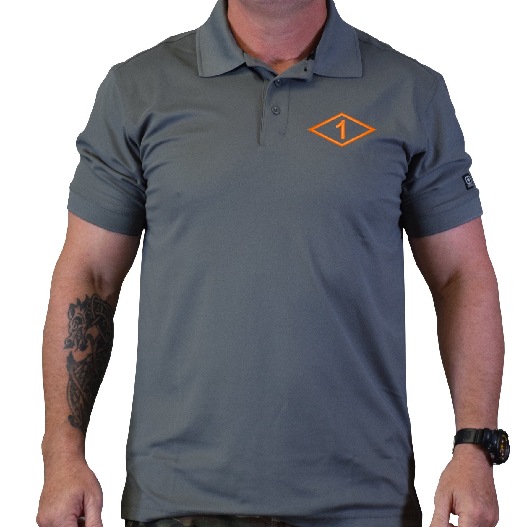 1st Batt Diamond Polo - Small - Polo