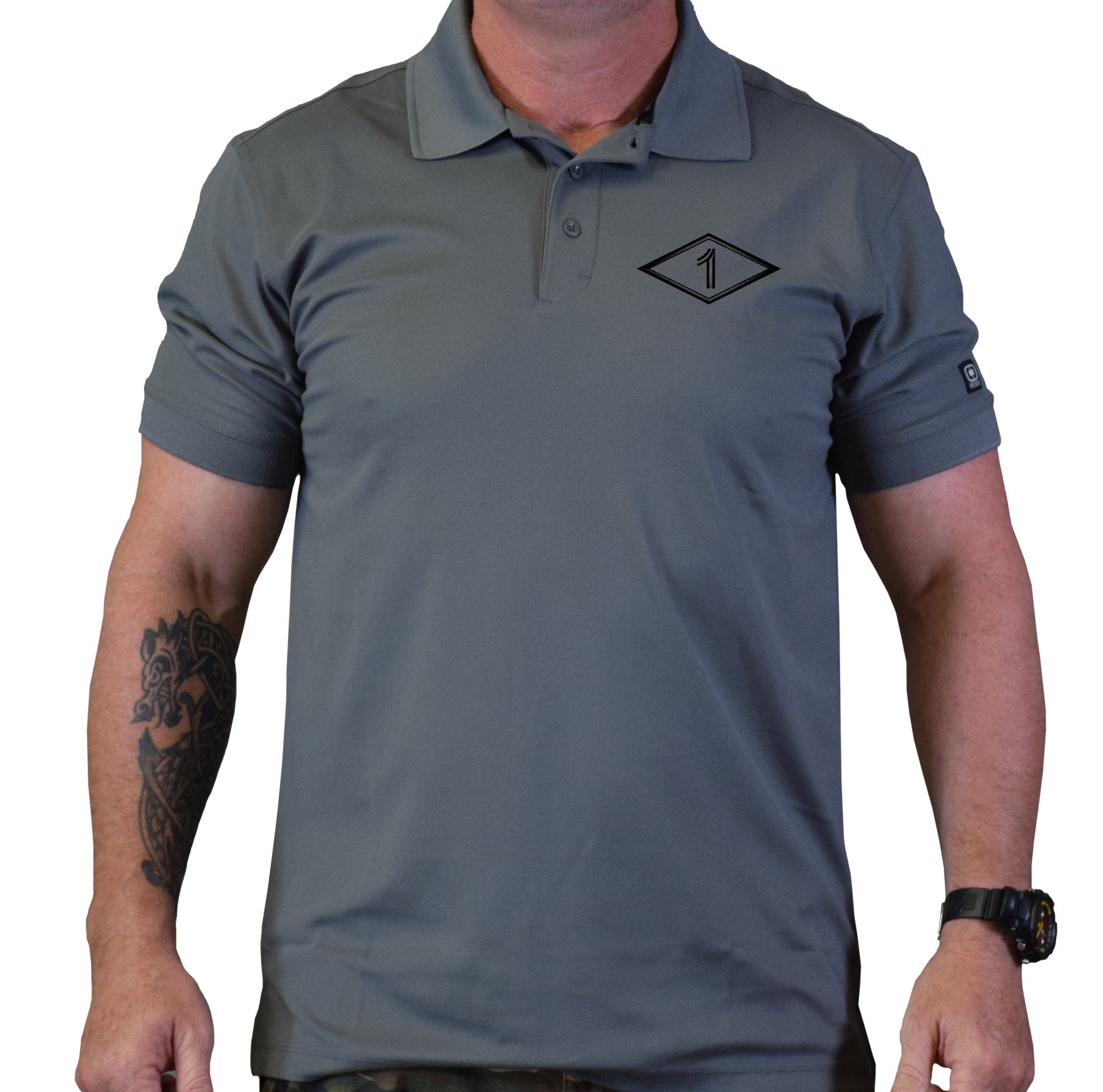 1st Batt Diamond Polo - Small - Polo