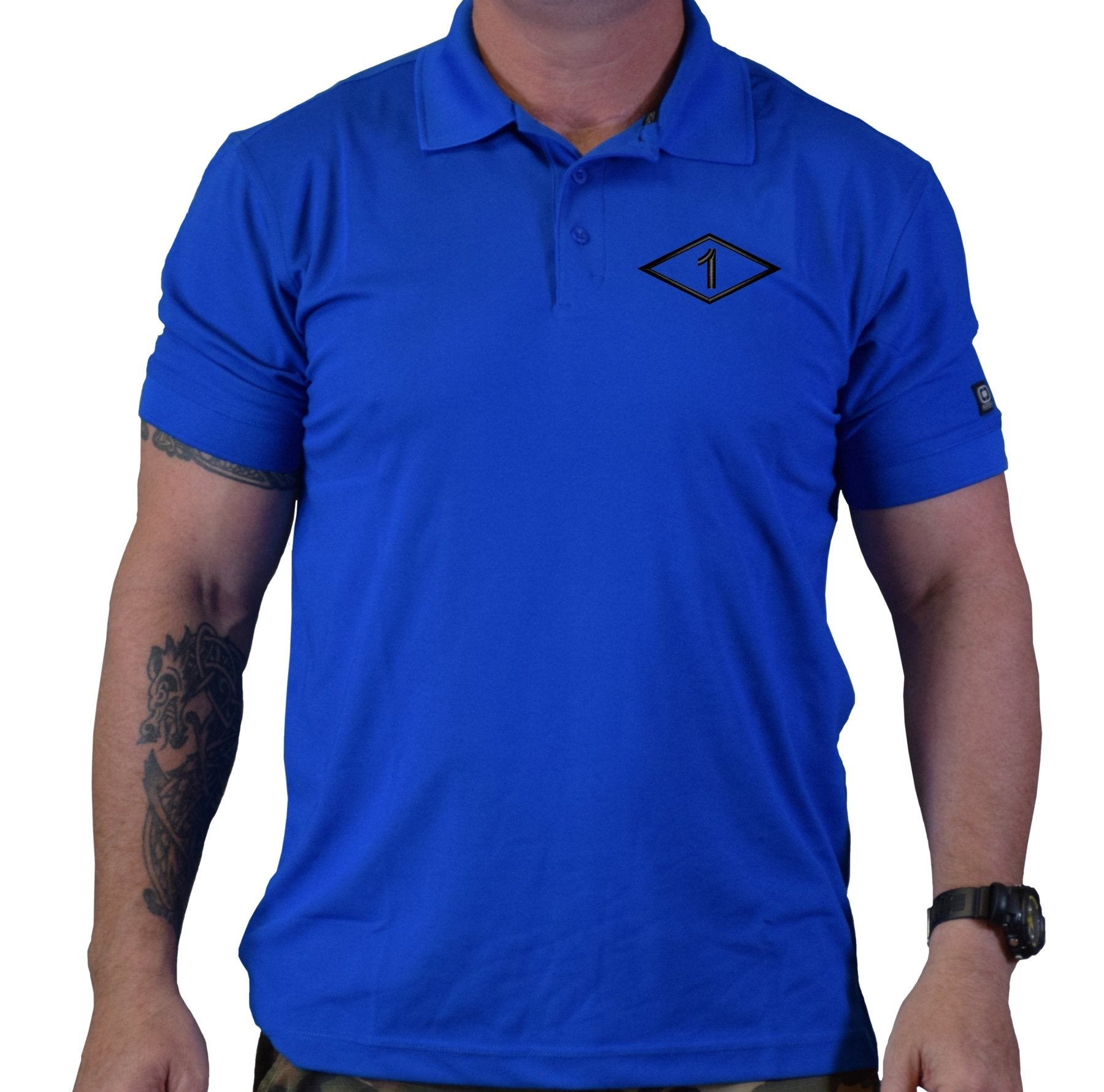 1st Batt Diamond Polo - Small - Polo