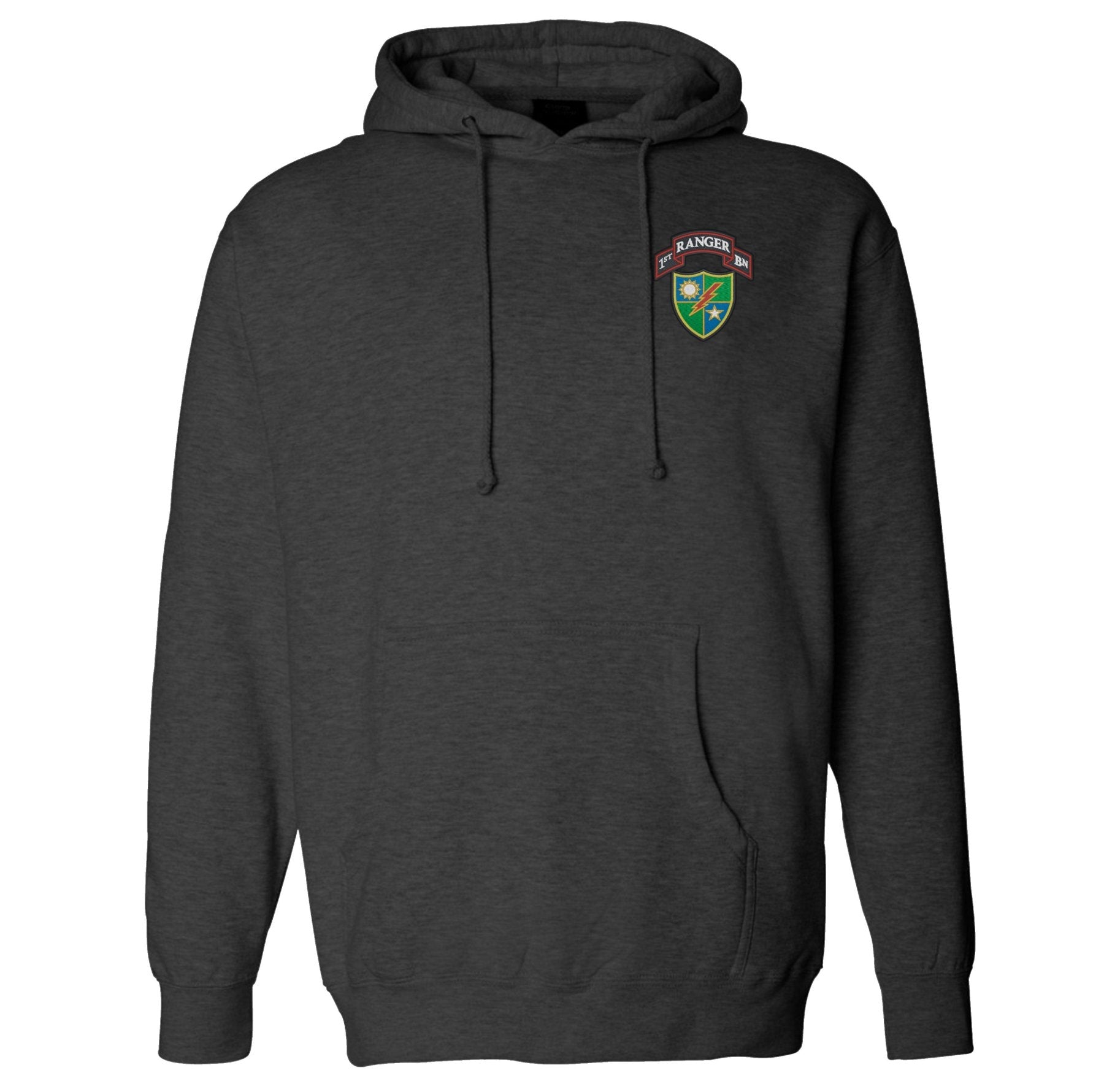 1st Batt Embroidered Hoodie - Small - Hoodie