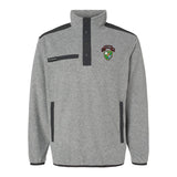 1st Batt Ranger Scroll DUI Embroidered Melange Fleece Pullover - Small - Fleece