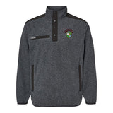 1st Batt Ranger Scroll DUI Embroidered Melange Fleece Pullover - Small - Fleece
