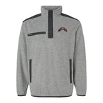 1st Batt Ranger Scroll Embroidered Melange Fleece Pullover - Small - Fleece