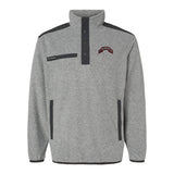 1st Batt Ranger Scroll Embroidered Melange Fleece Pullover - Small - Fleece