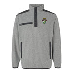 1st Batt Ranger Tab Scroll DUI Embroidered Melange Fleece Pullover - Small - Fleece